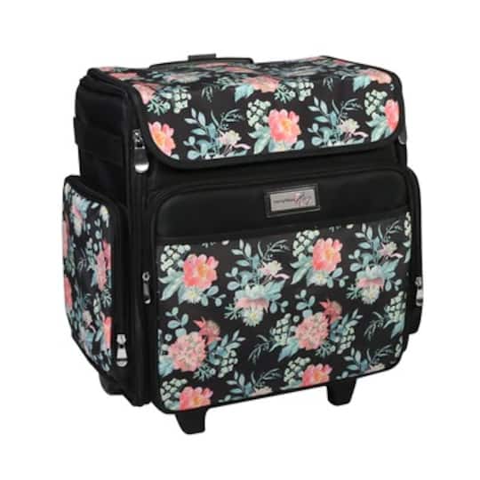 Everything Mary Flowers Rolling Craft Bag